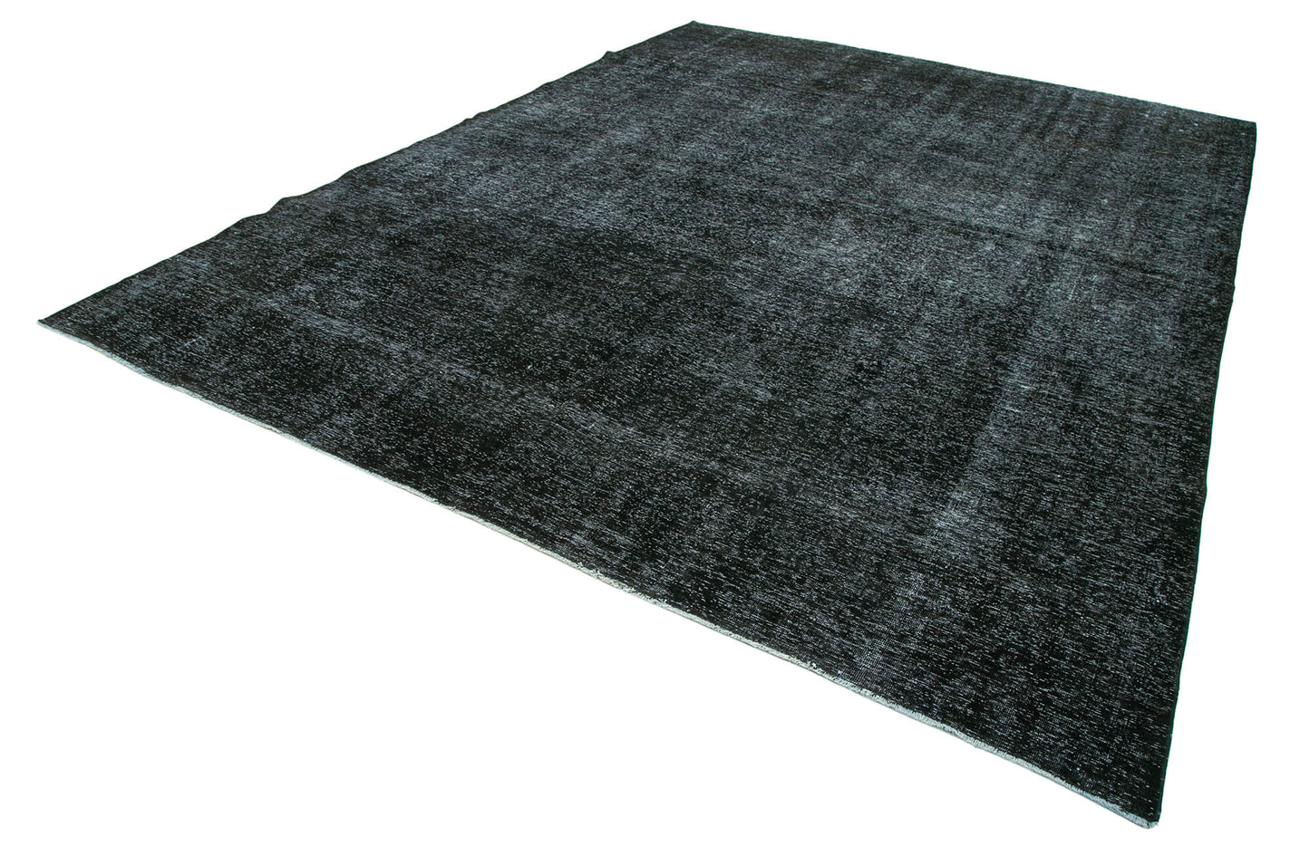 9x13 Black Overdyed Large Area Rug - 26473