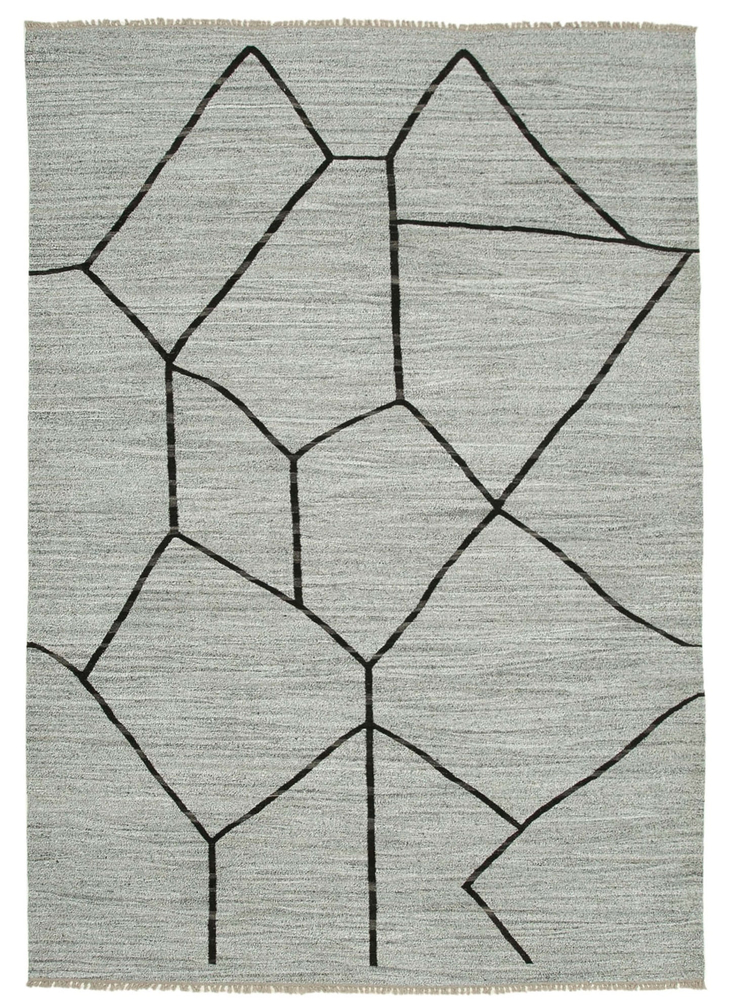 9x13 Grey Contemporary Area Rug - 26605