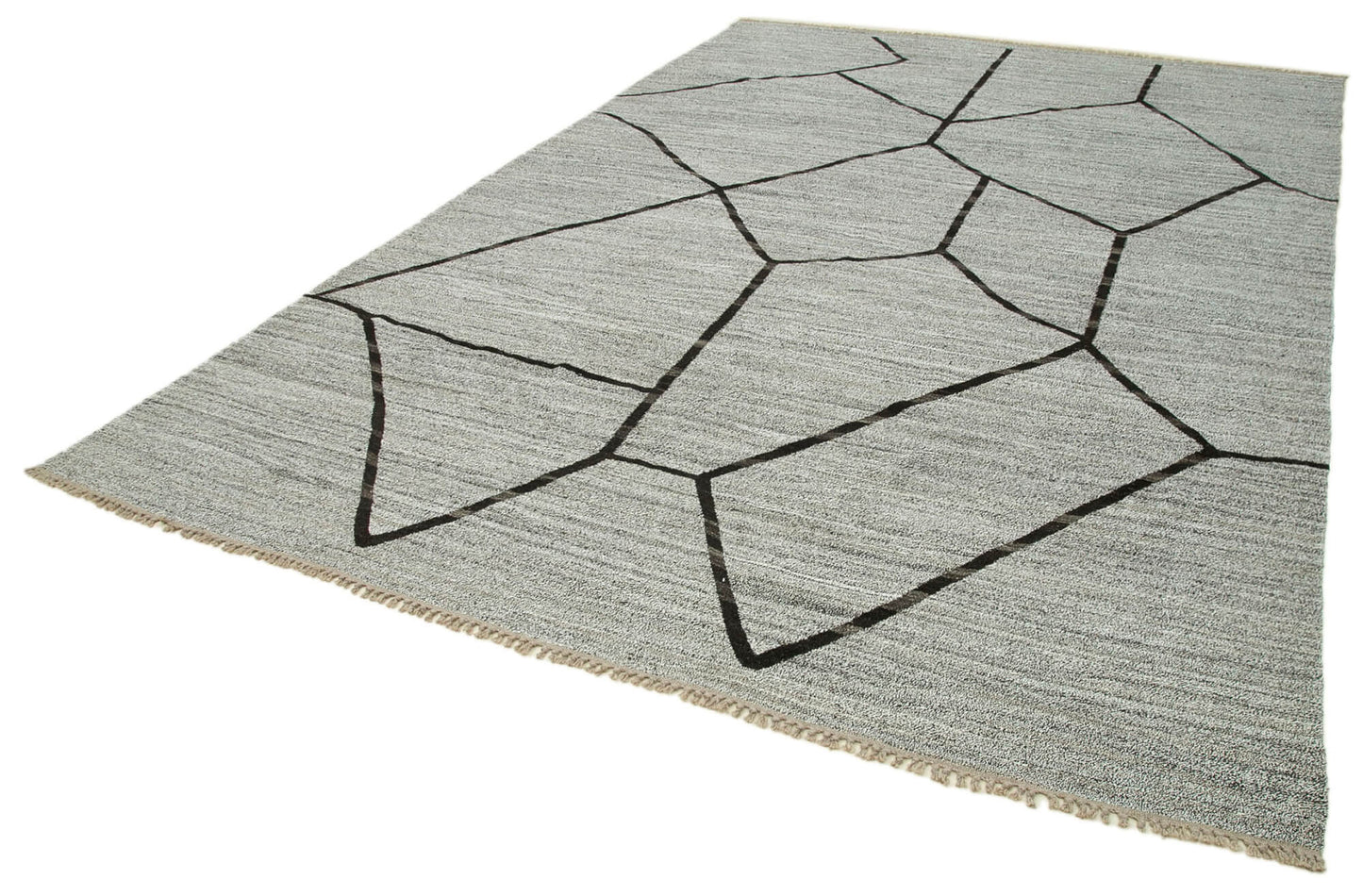 9x13 Grey Contemporary Area Rug - 26605
