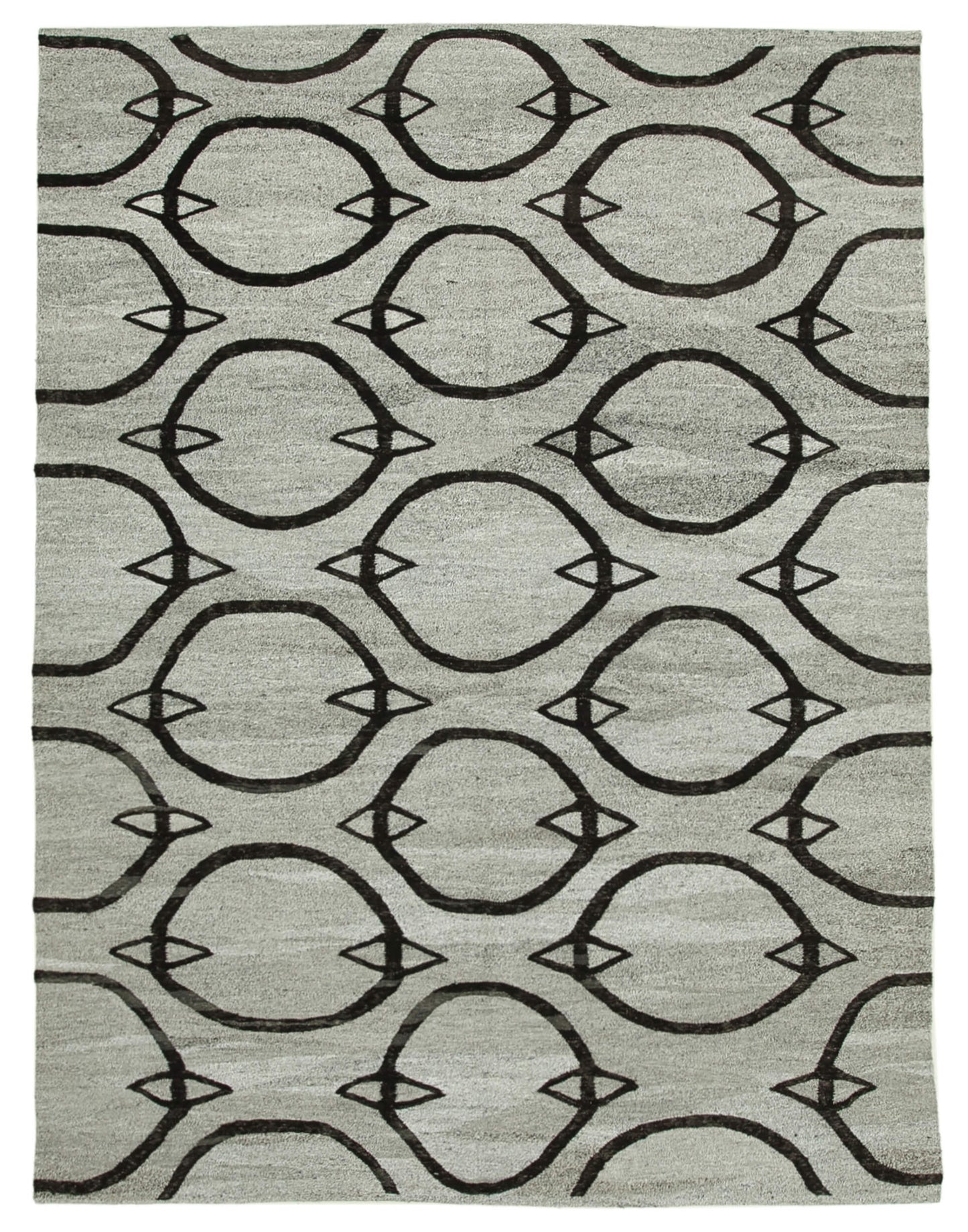 8x11 Grey Contemporary Area Rug - 26621