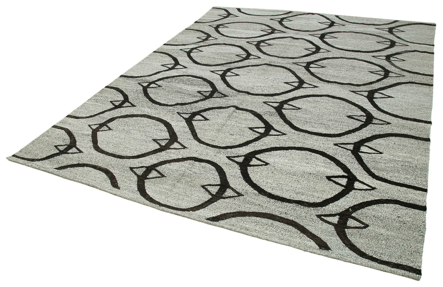 8x11 Grey Contemporary Area Rug - 26621