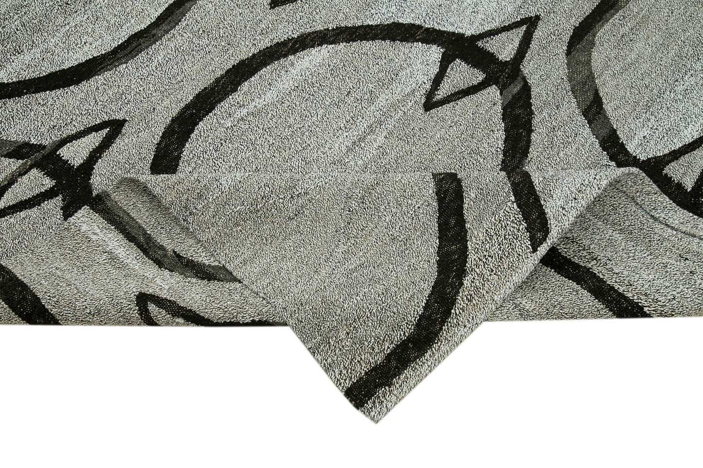 8x11 Grey Contemporary Area Rug - 26621