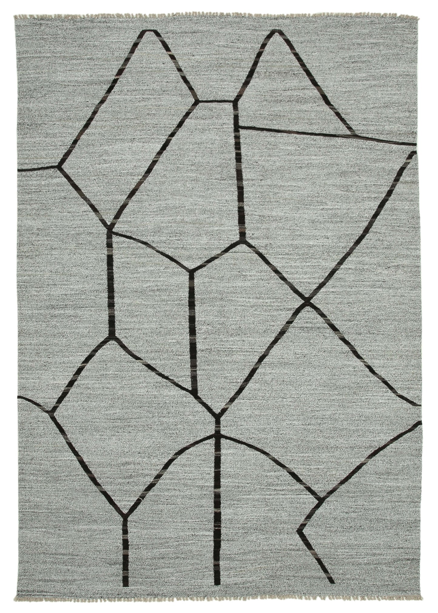 9x13 Grey Contemporary Area Rug - 26626