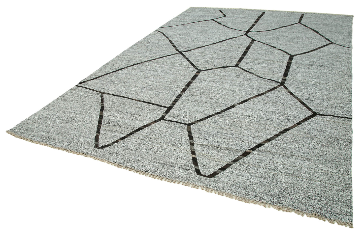 9x13 Grey Contemporary Area Rug - 26626
