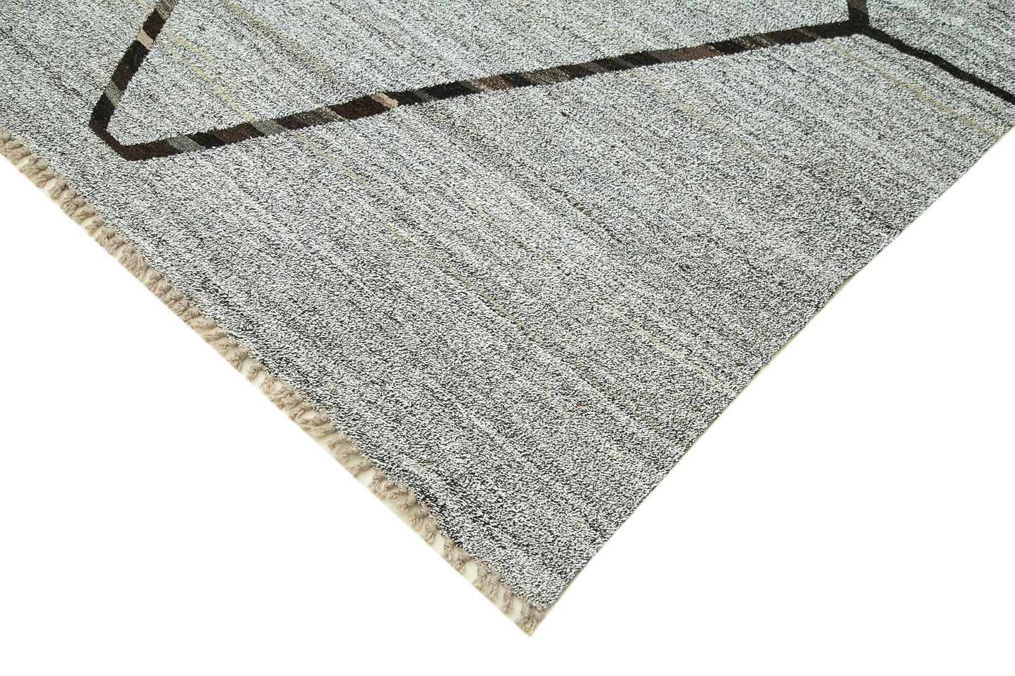 9x13 Grey Contemporary Area Rug - 26626