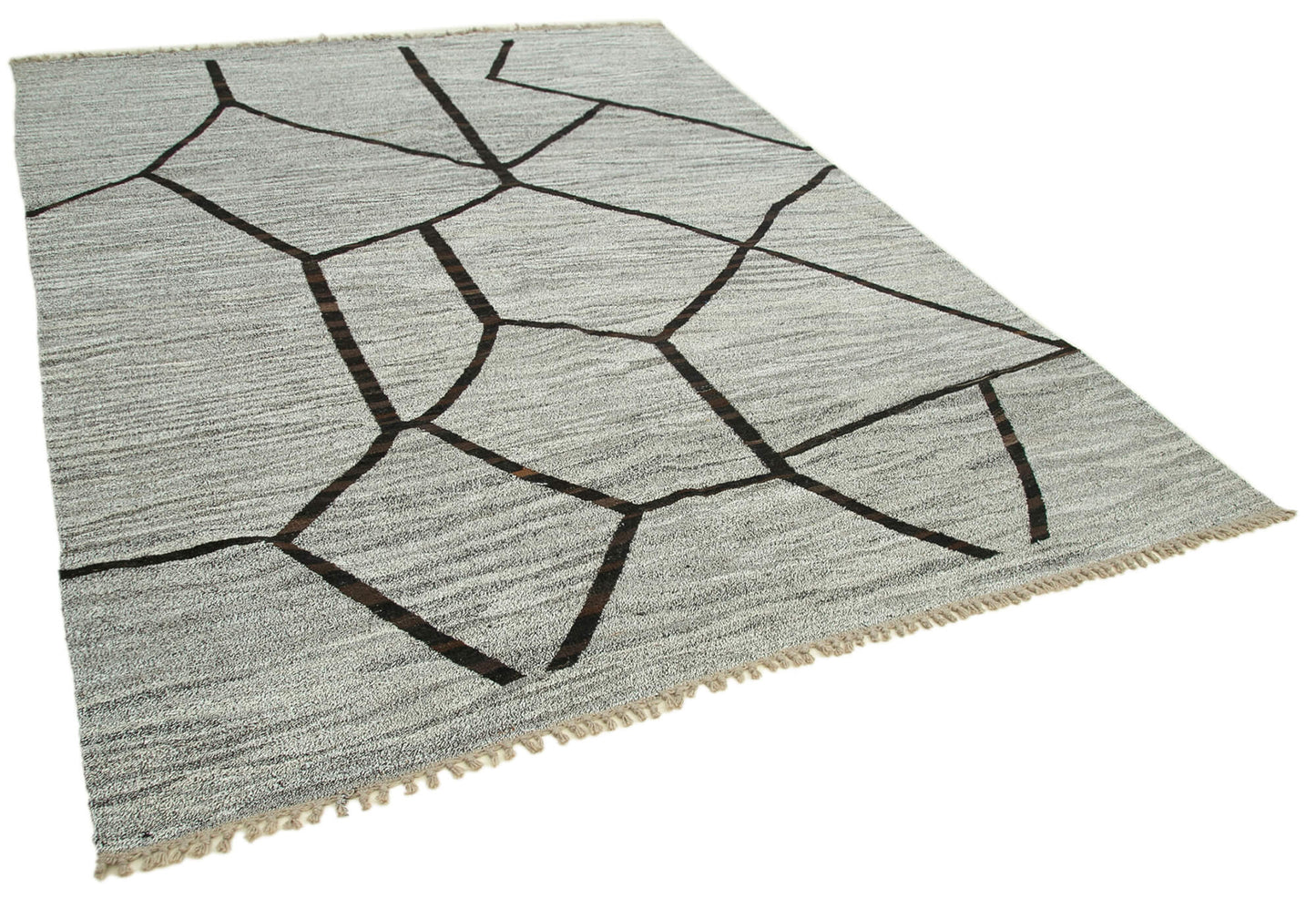 8x11 Grey Contemporary Area Rug - 26627