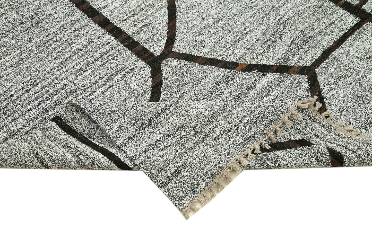 8x11 Grey Contemporary Area Rug - 26627