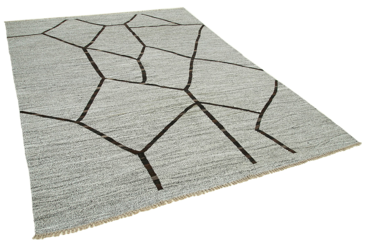 8x11 Grey Contemporary Area Rug - 26628