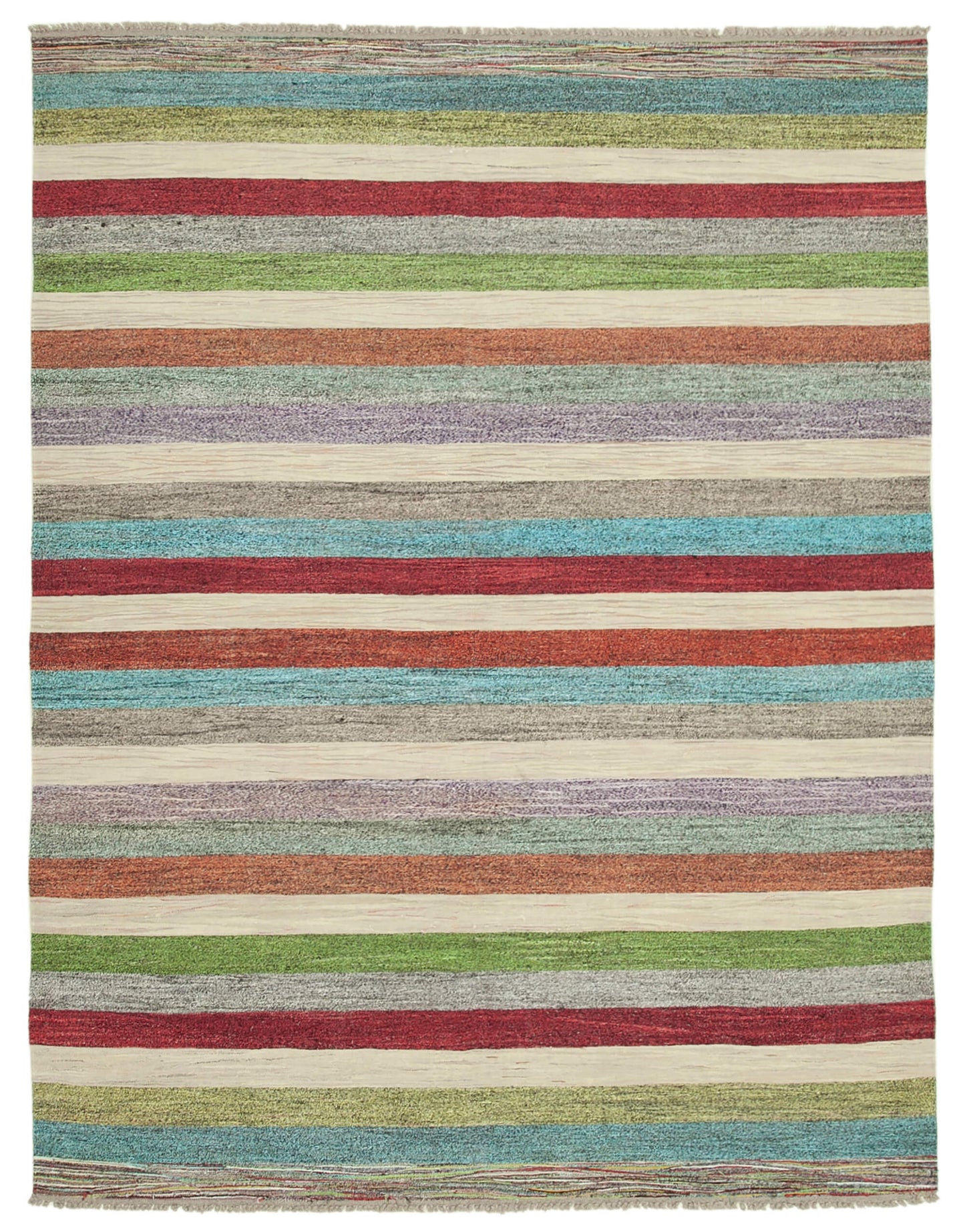 8x10 Multicolor Contemporary Area Rug - 26639