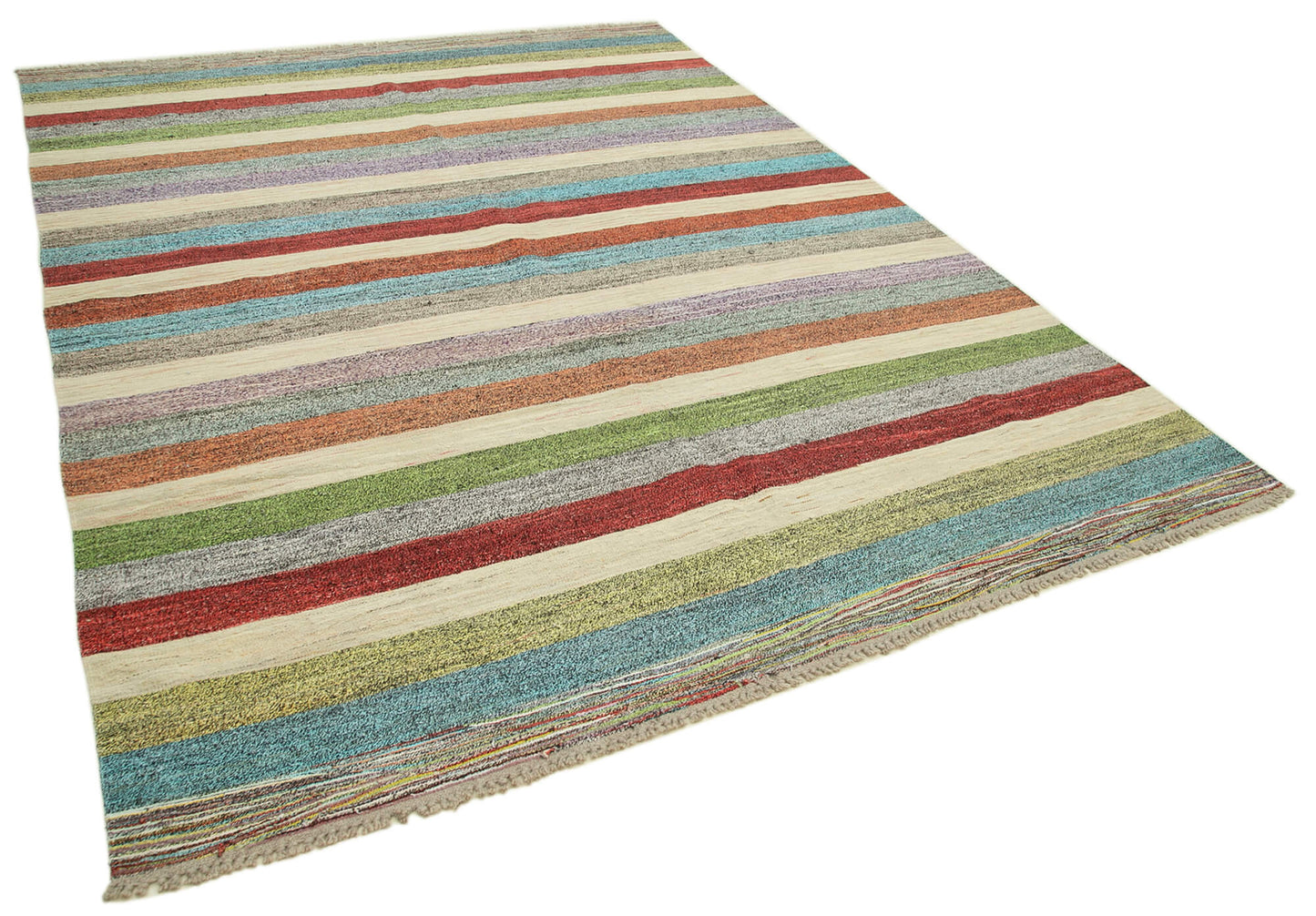 8x10 Multicolor Contemporary Area Rug - 26639