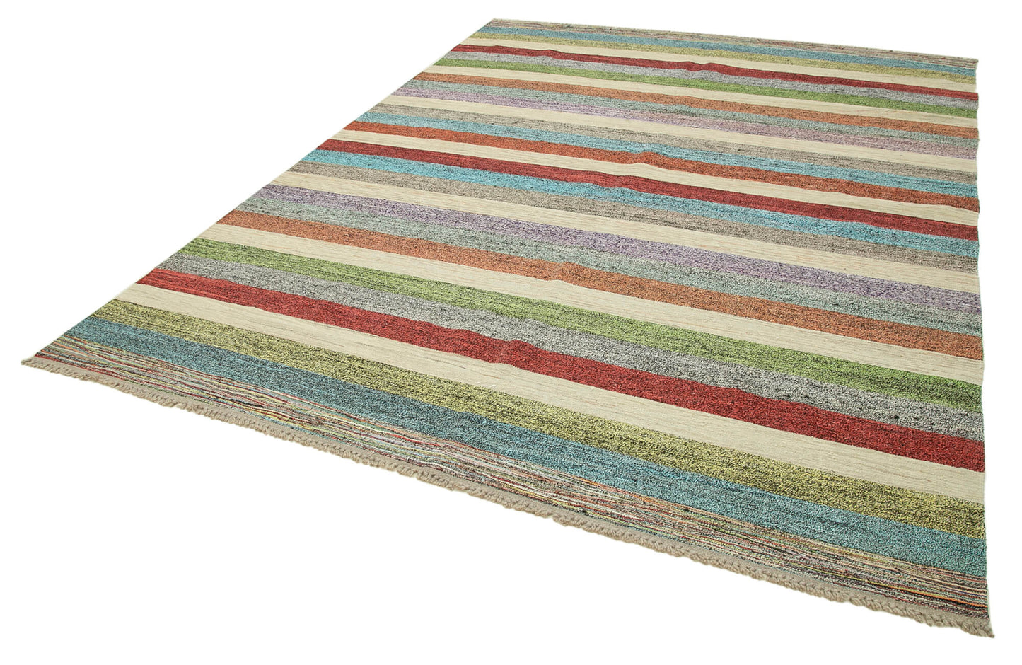 8x10 Multicolor Contemporary Area Rug - 26639