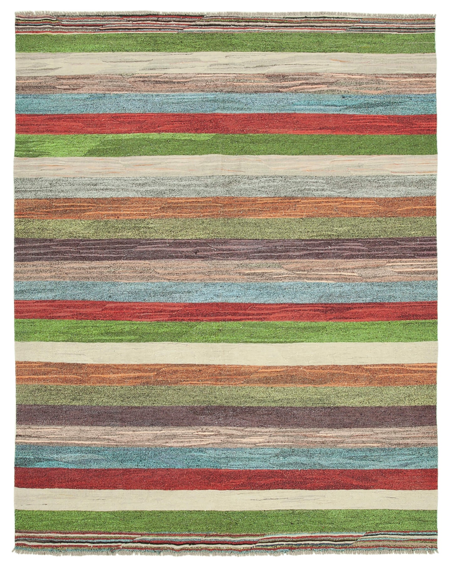 8x11 Multicolor Contemporary Area Rug - 26640