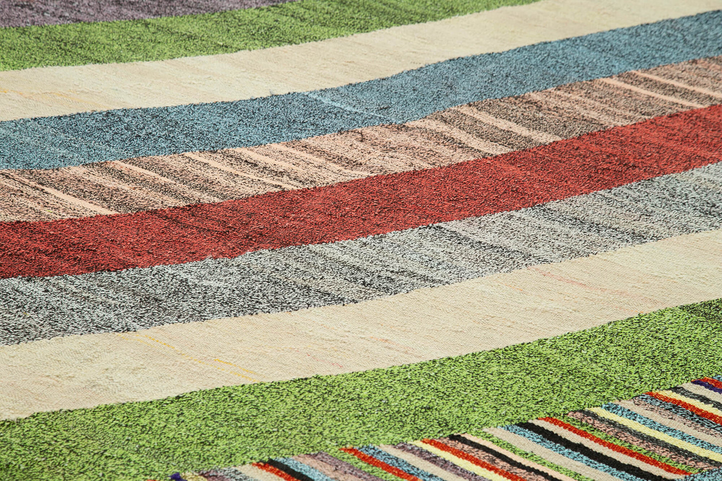 9x11 Multicolor Contemporary Area Rug - 26641