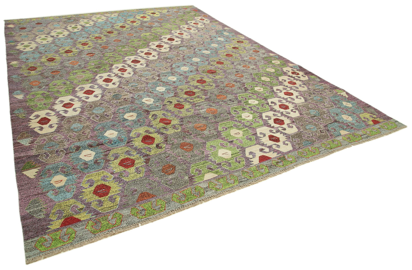 10x14 Multicolor Contemporary Area Rug - 26648