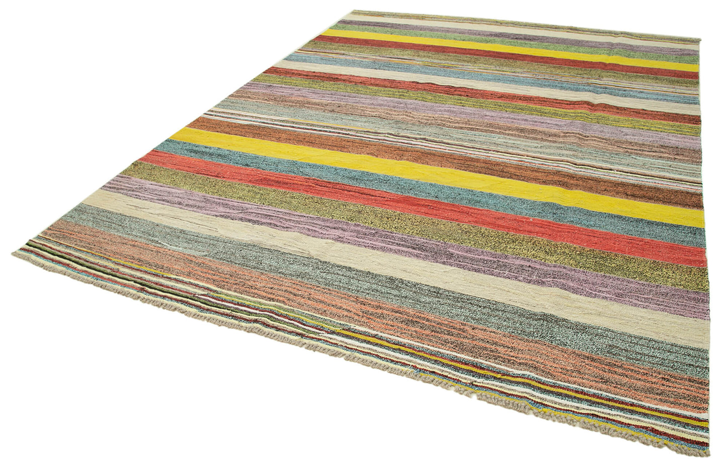 9x11 Multicolor Contemporary Area Rug - 26649