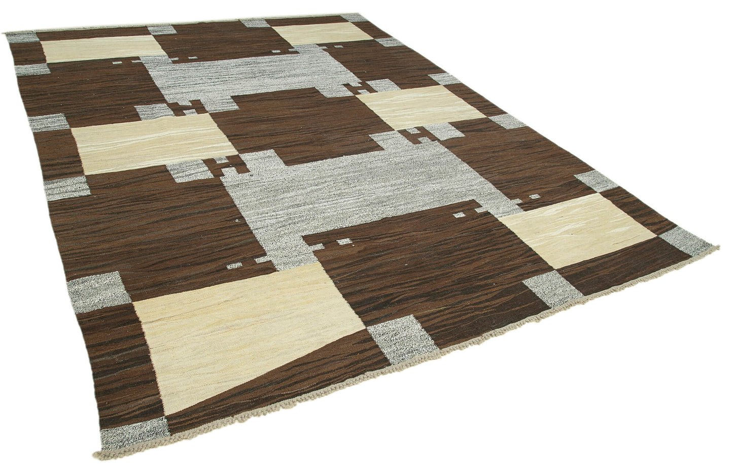 8x10 Brown Contemporary Area Rug - 26651