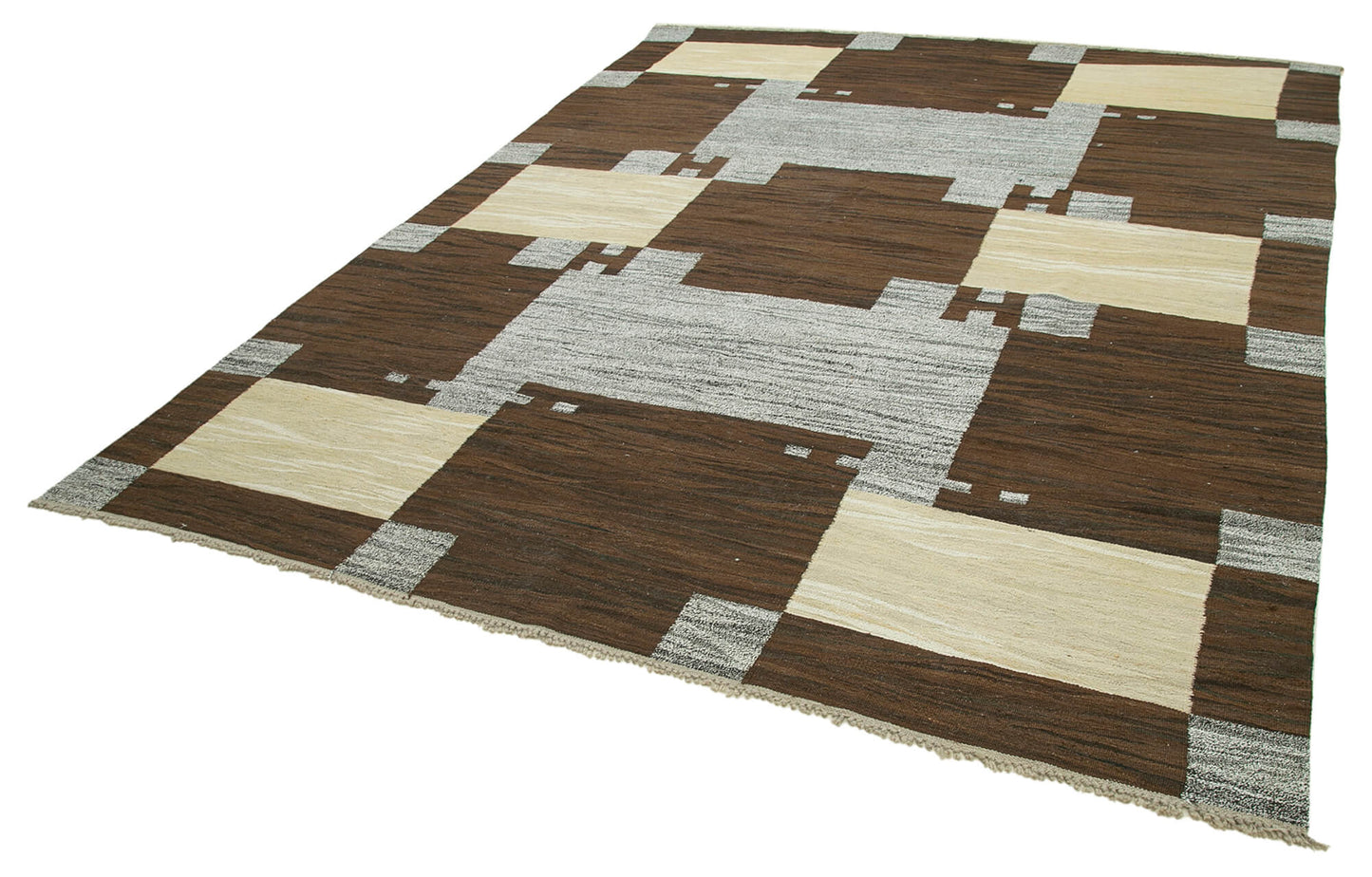 8x10 Brown Contemporary Area Rug - 26651