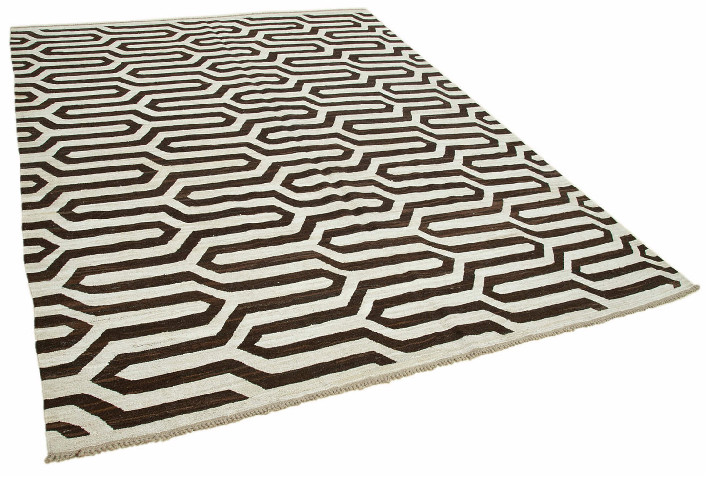 8x10 Brown Contemporary Area Rug - 26685