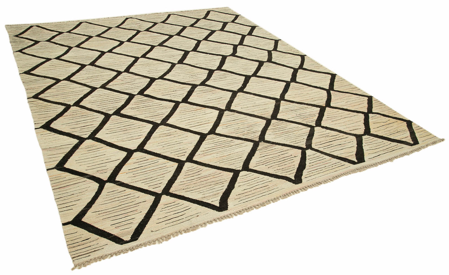 8x10 Beige Contemporary Area Rug - 26692