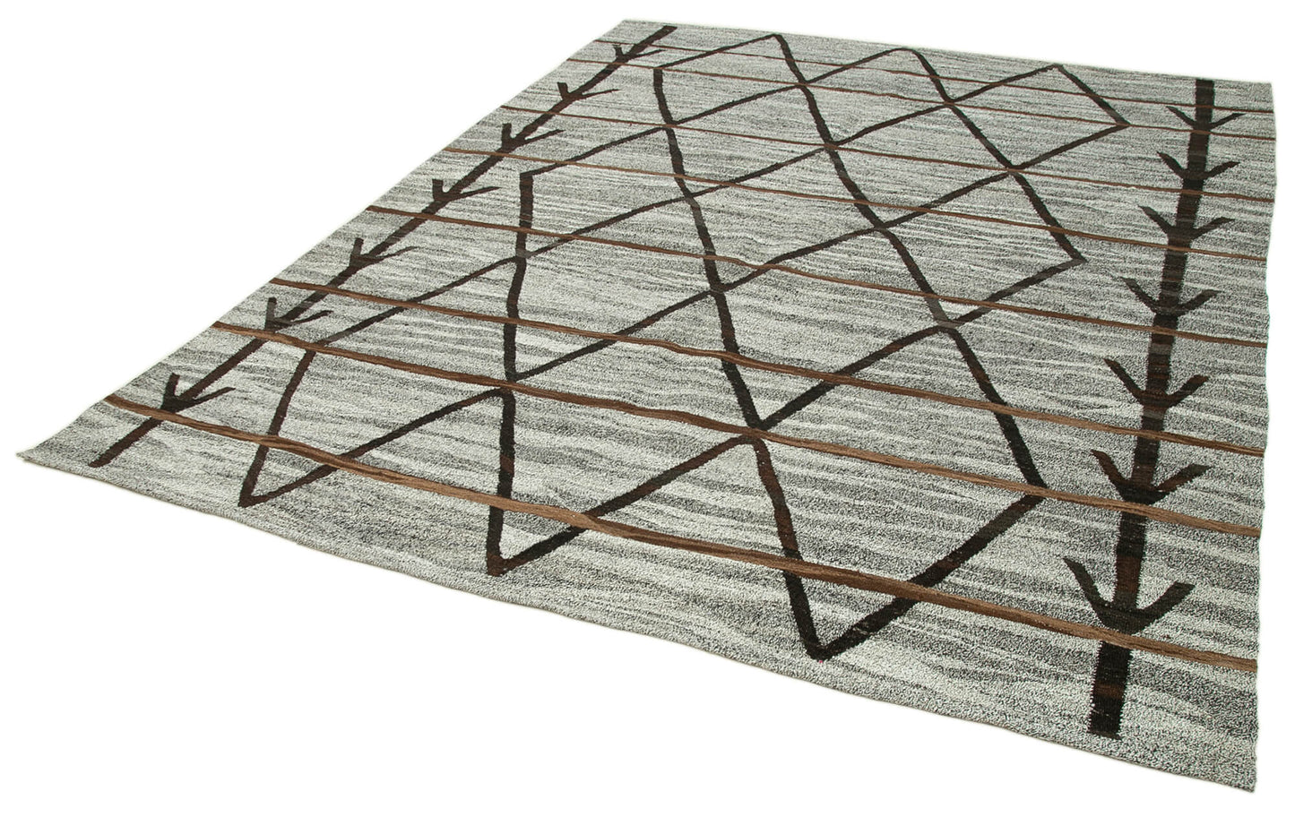 8x10 Grey Contemporary Area Rug - 26872