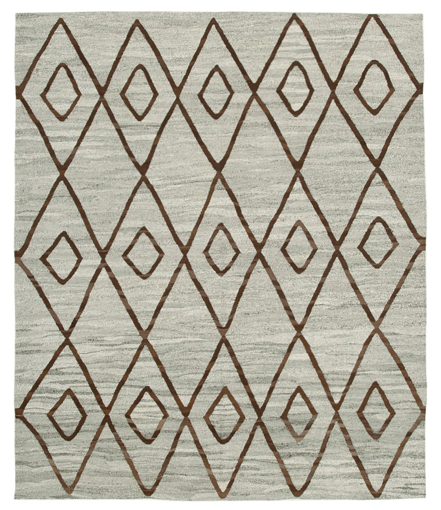 8x9 Grey Contemporary Area Rug - 26895