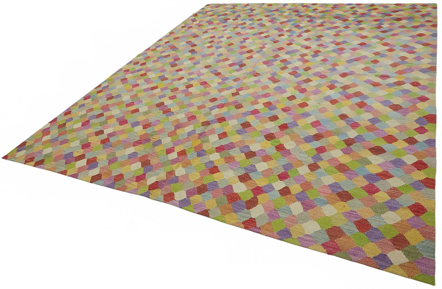 9x11 Handwoven Turkish Kilim Rug - 26917