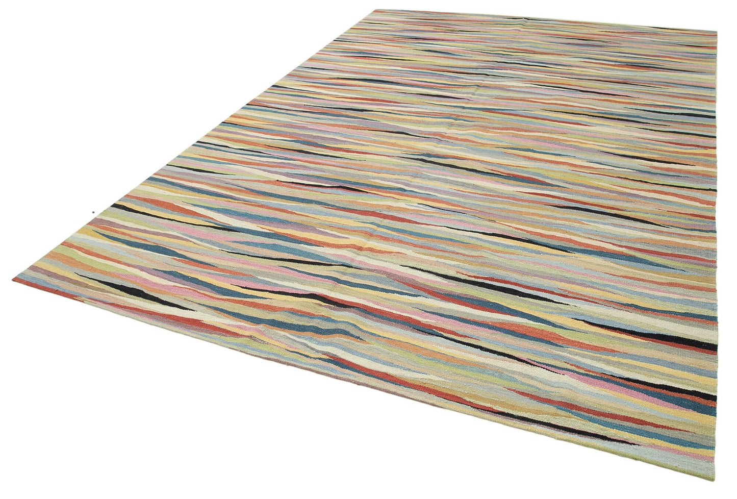 8x12 Multicolor Contemporary Area Rug - 26924