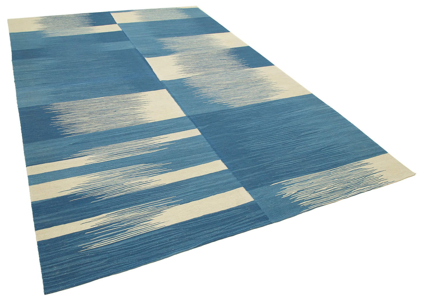7x10 Blue Contemporary Area Rug - 26954