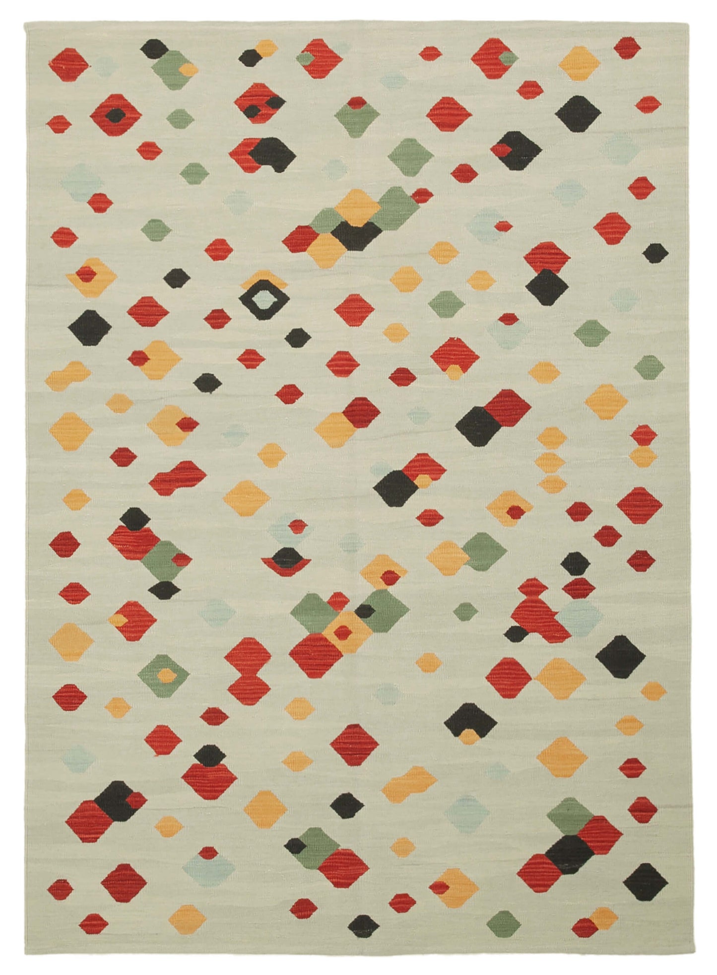 6x8 Beige Contemporary Area Rug - 26959