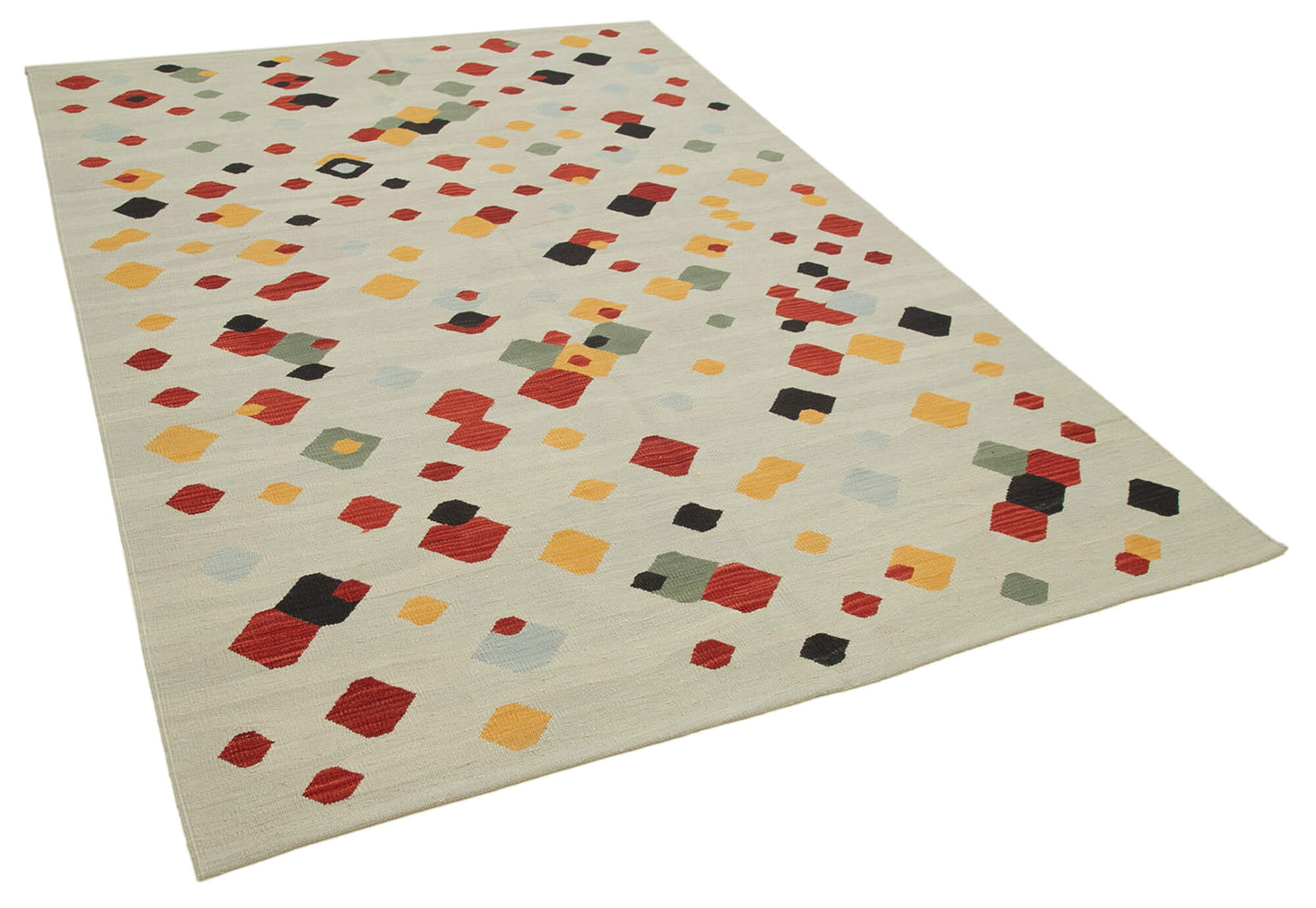 6x8 Beige Contemporary Area Rug - 26959