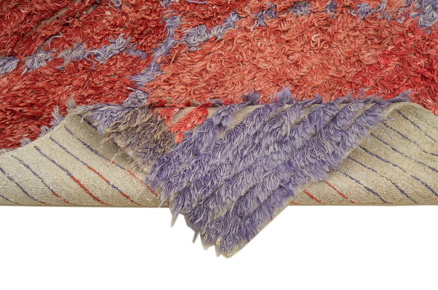 4x7 Red Modern Area Rug - 28036