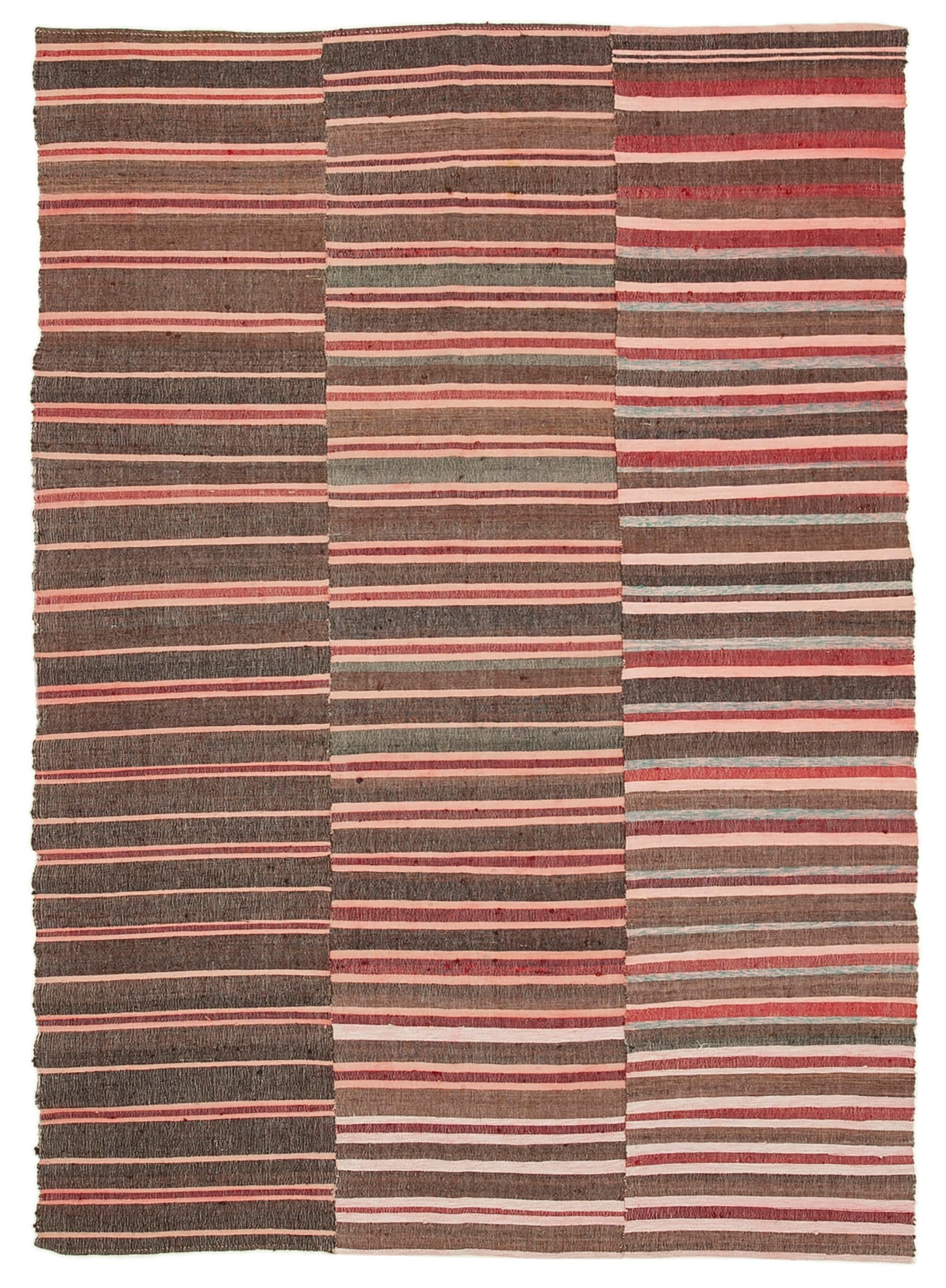 6x9 Brown Vintage Kilim Rug - 28537