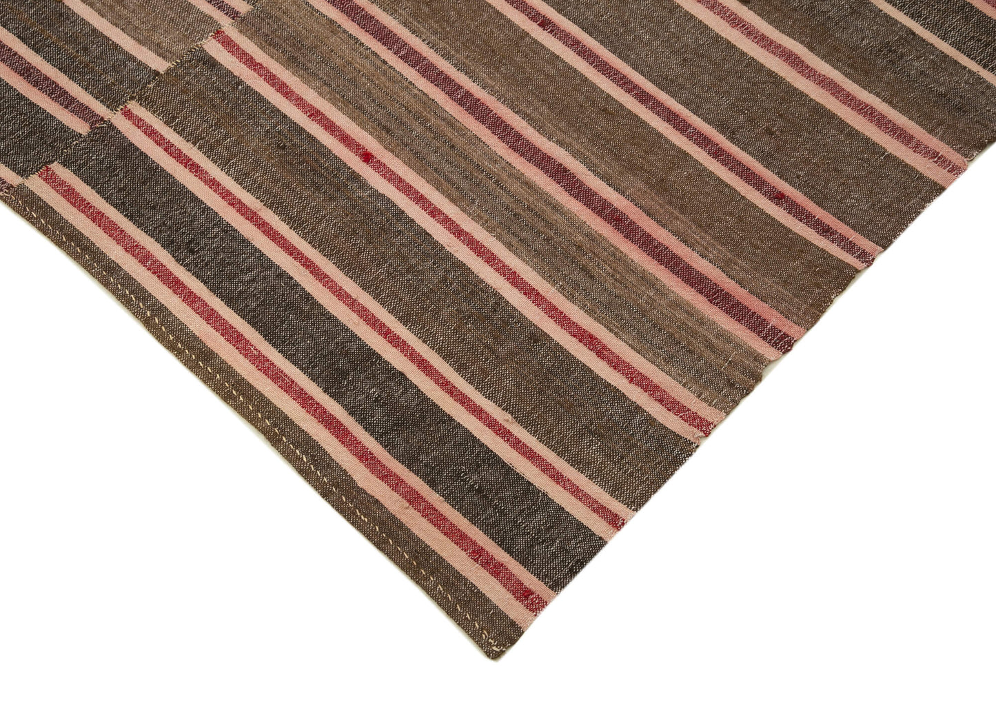 6x9 Brown Vintage Kilim Rug - 28537