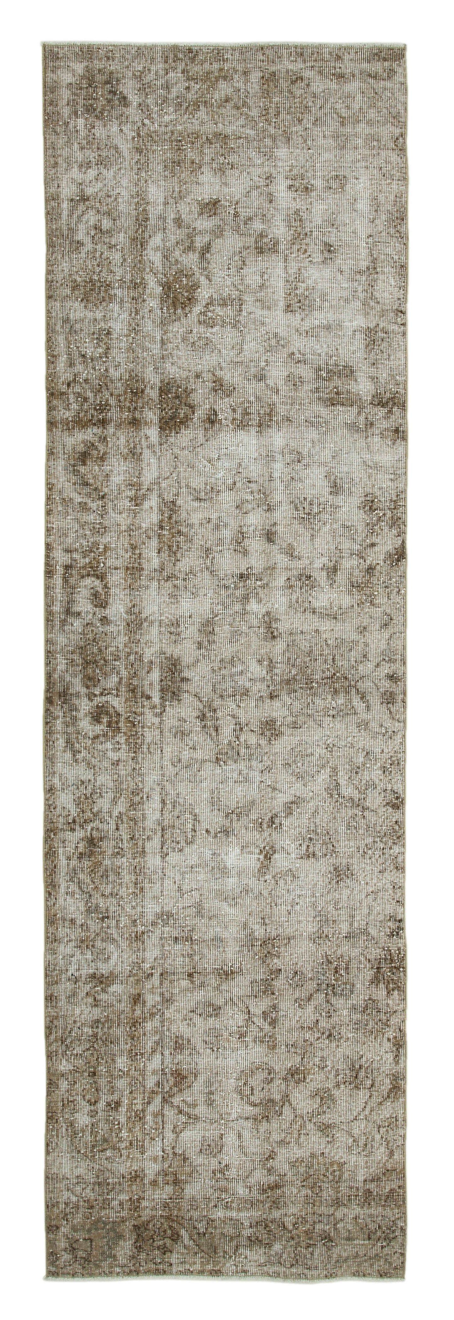 3x10 Beige Overdyed Runner Rug - 28619