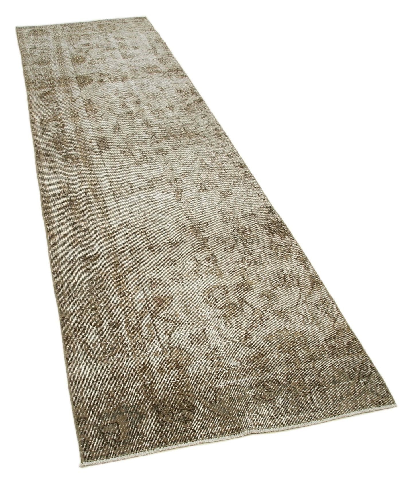 3x10 Beige Overdyed Runner Rug - 28619
