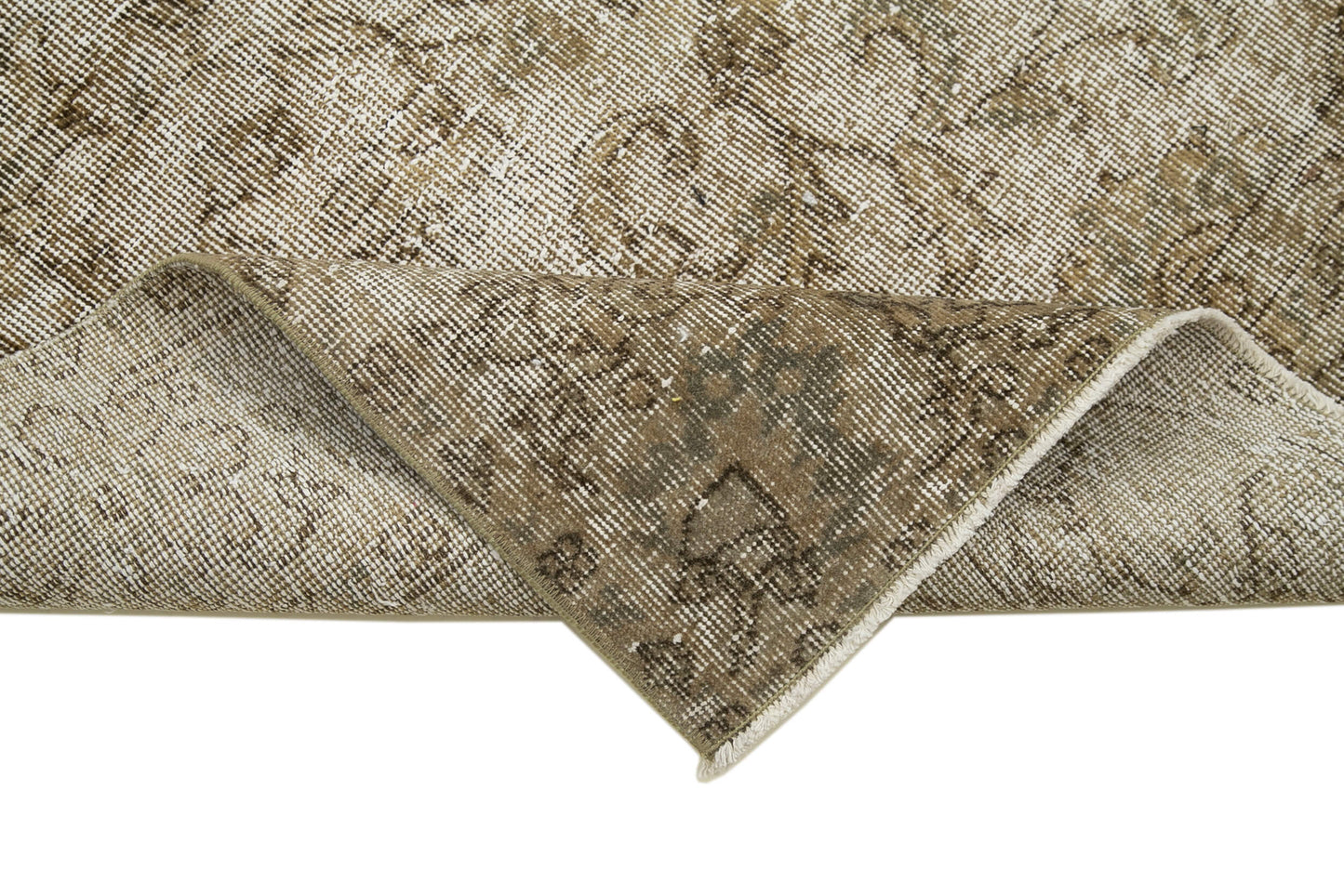 3x10 Beige Overdyed Runner Rug - 28619