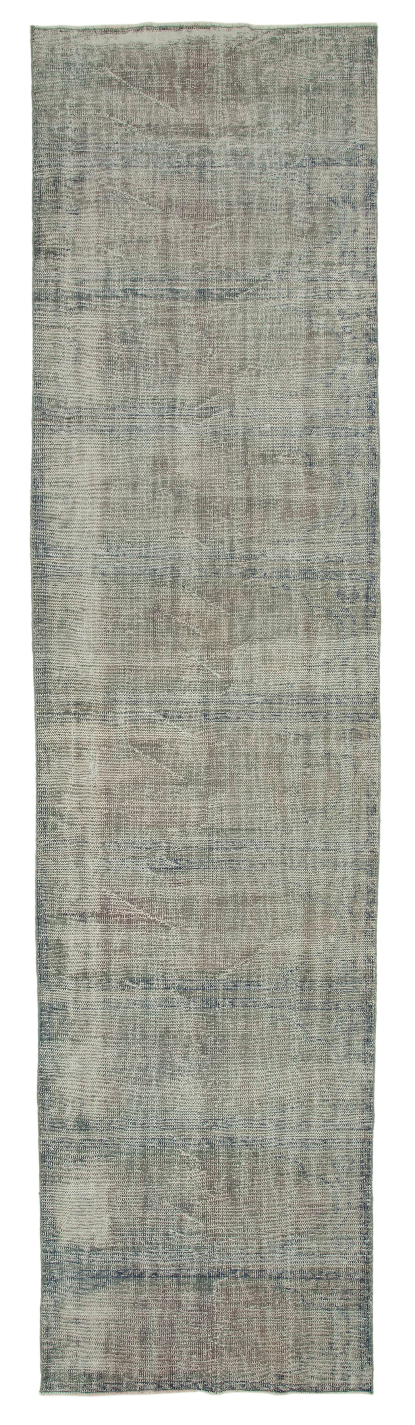 4x16 Grey Turkish Over Dyed Runner Rug - 28669