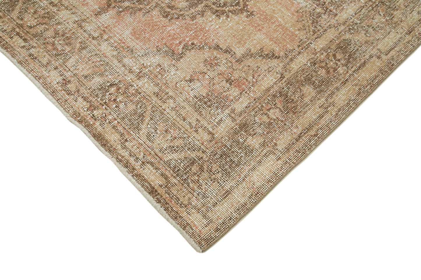5x12 Beige Turkish Vintage Runner Rug - 28708