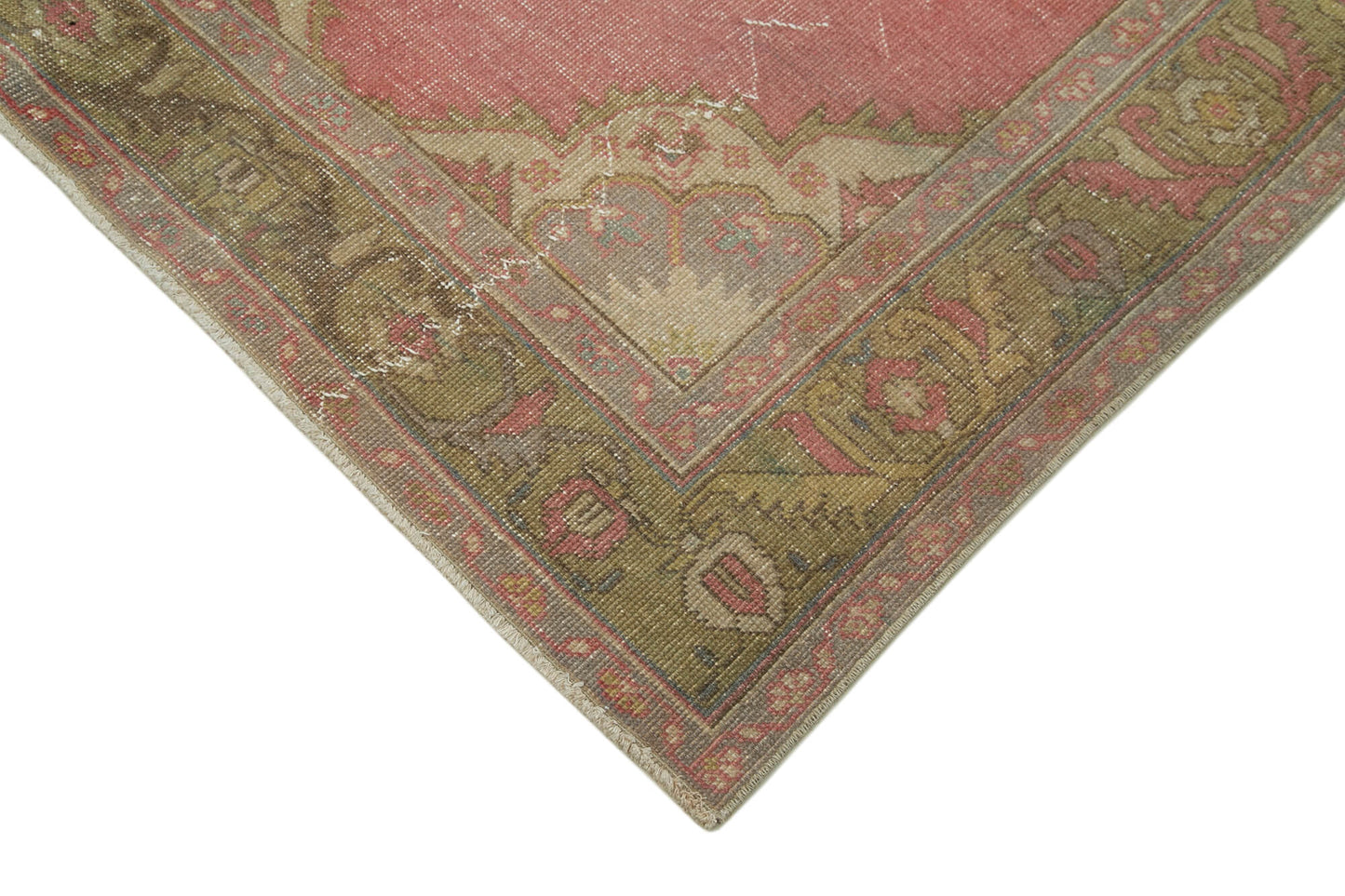 4x11 Beige Turkish Vintage Runner Rug - 28714