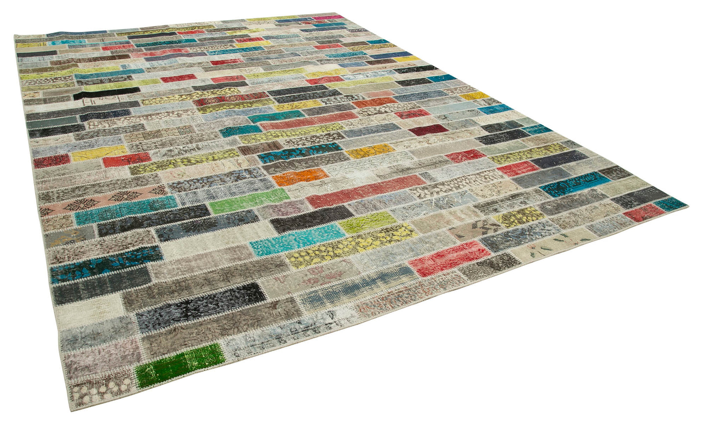 10x13 Multicolor Patchwork Rug - 28743