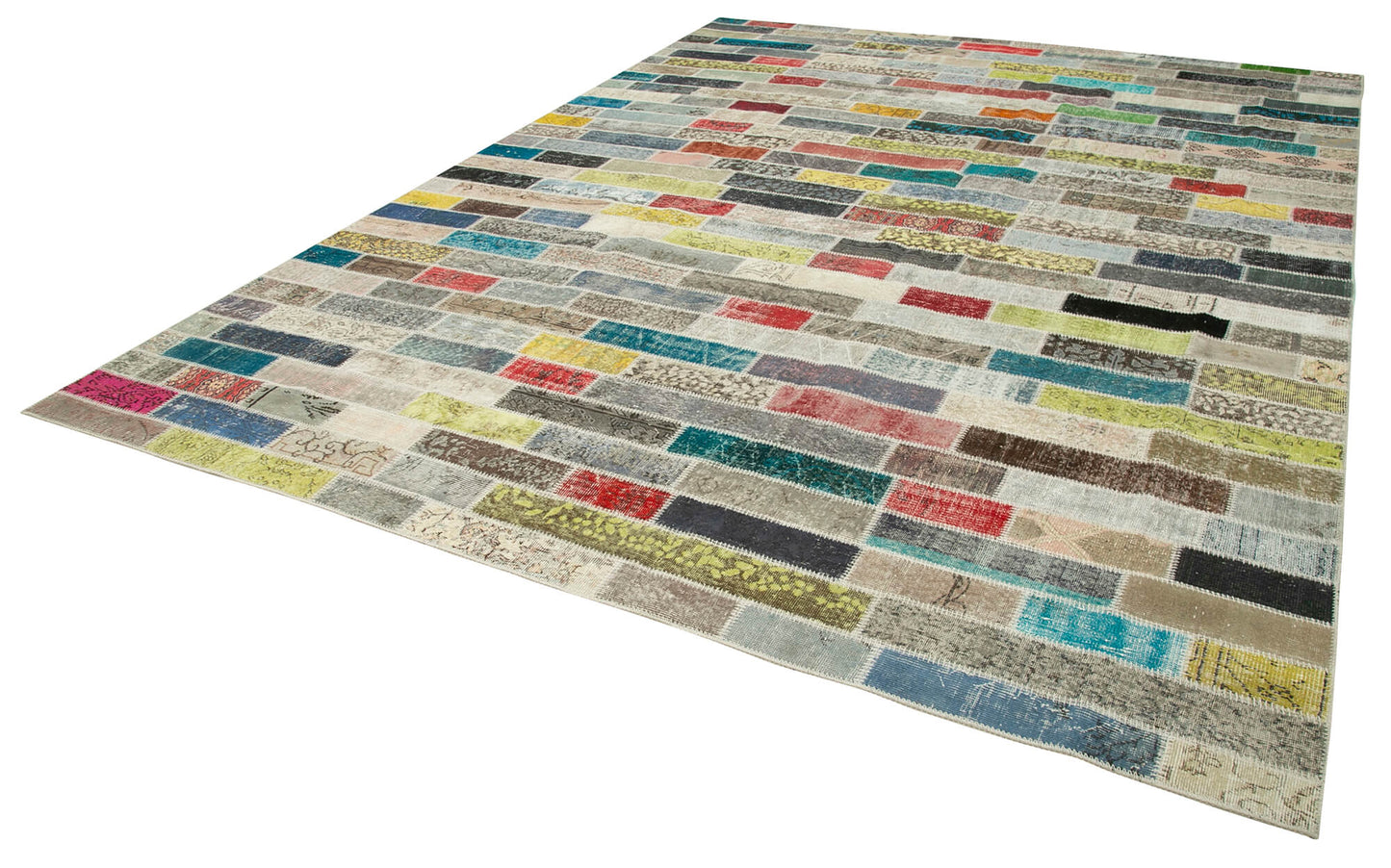10x13 Multicolor Patchwork Rug - 28743