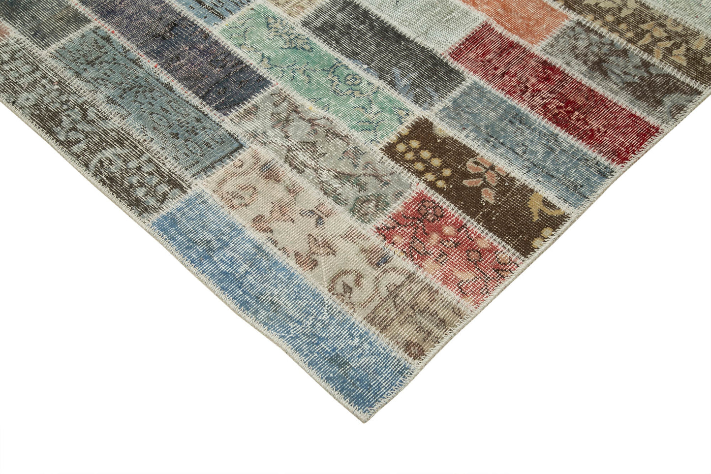 10x13 Multicolor Patchwork Rug - 28747