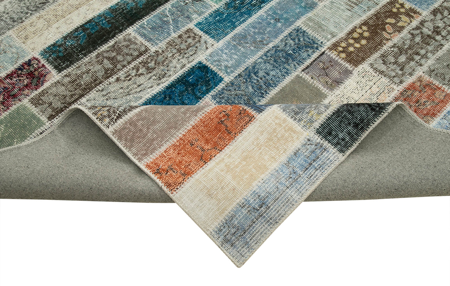 10x13 Multicolor Patchwork Rug - 28747