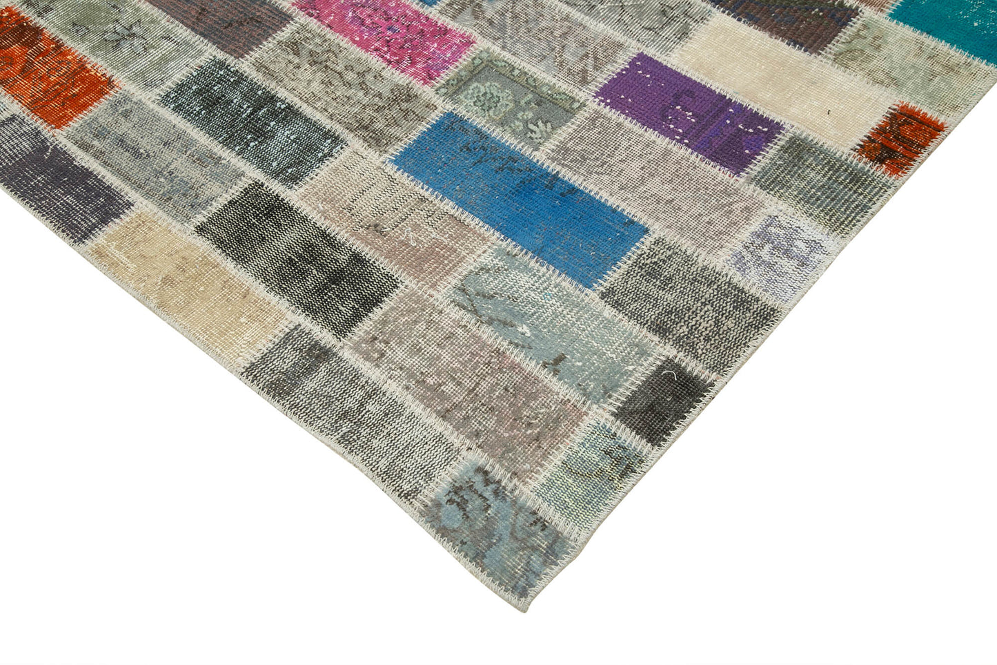 10x13 Multicolor Patchwork Rug - 28830