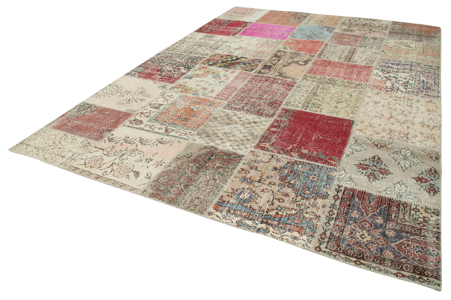 8x12 Multicolor Patchwork Rug- 28861