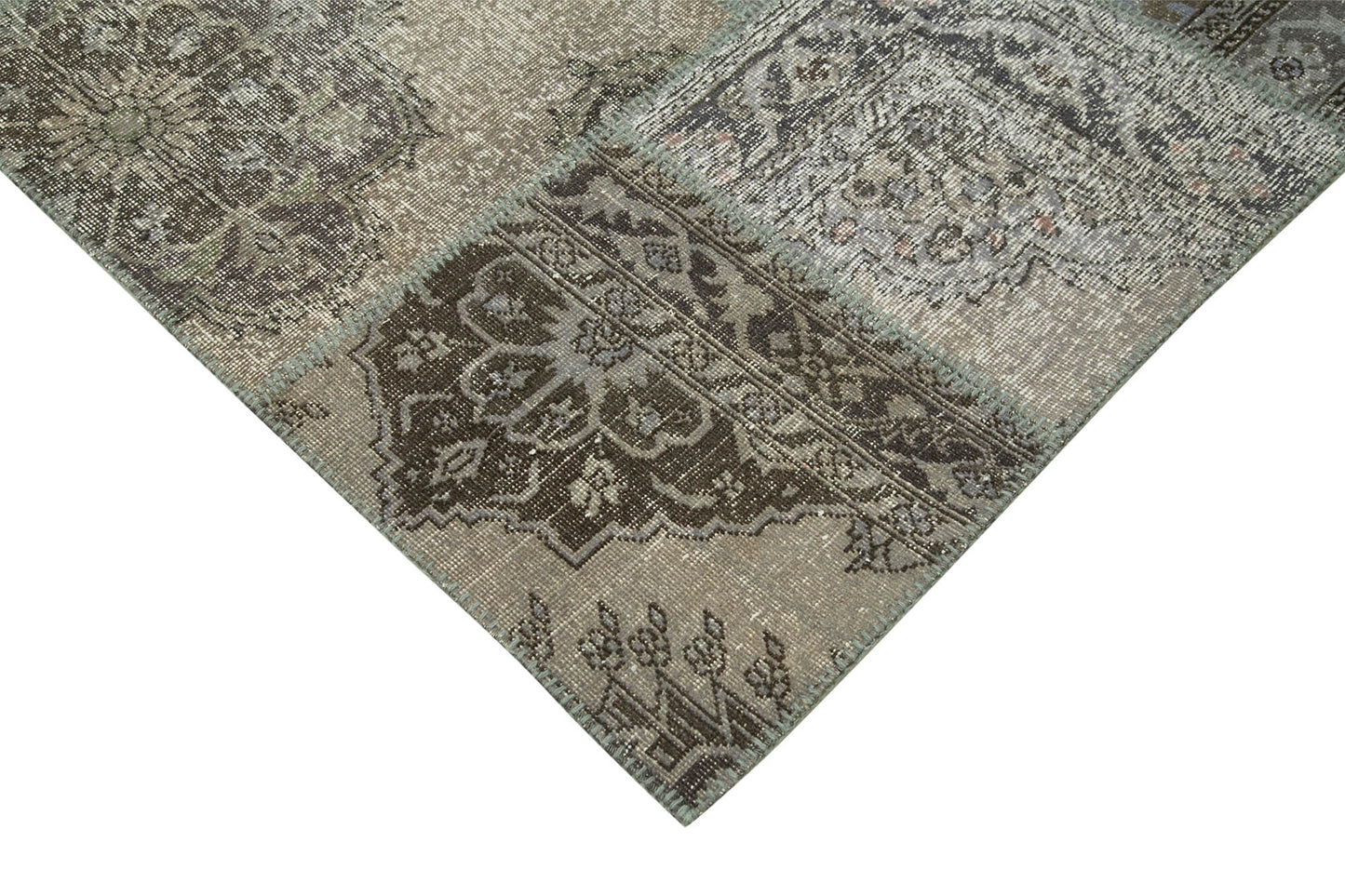 8x12 Grey Patchwork Rug- 28876