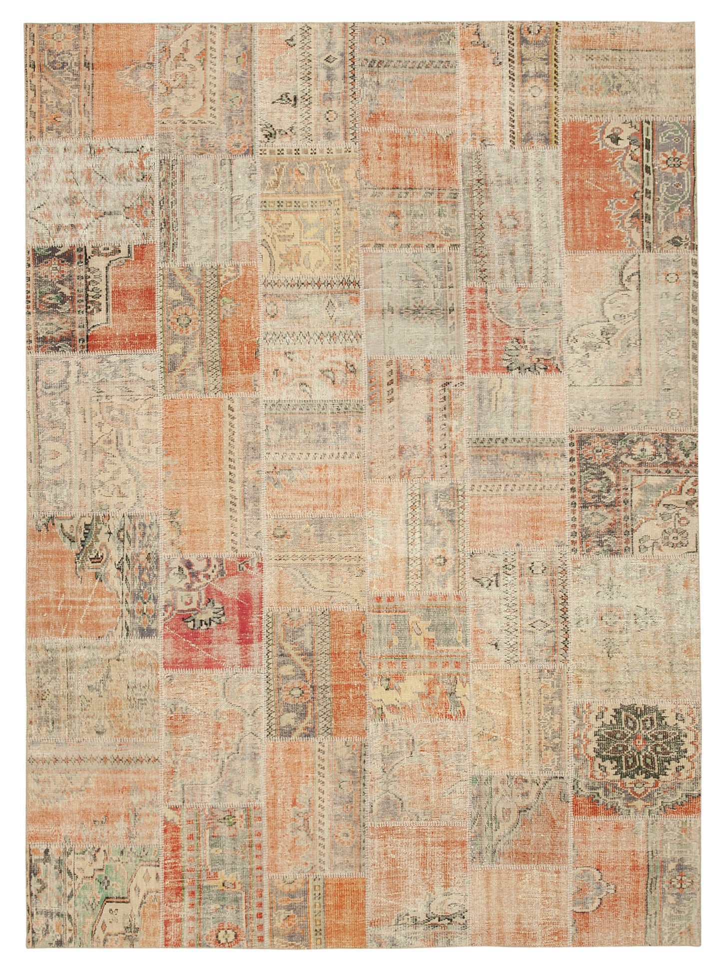 8x12 Multicolor Patchwork Rug- 28891