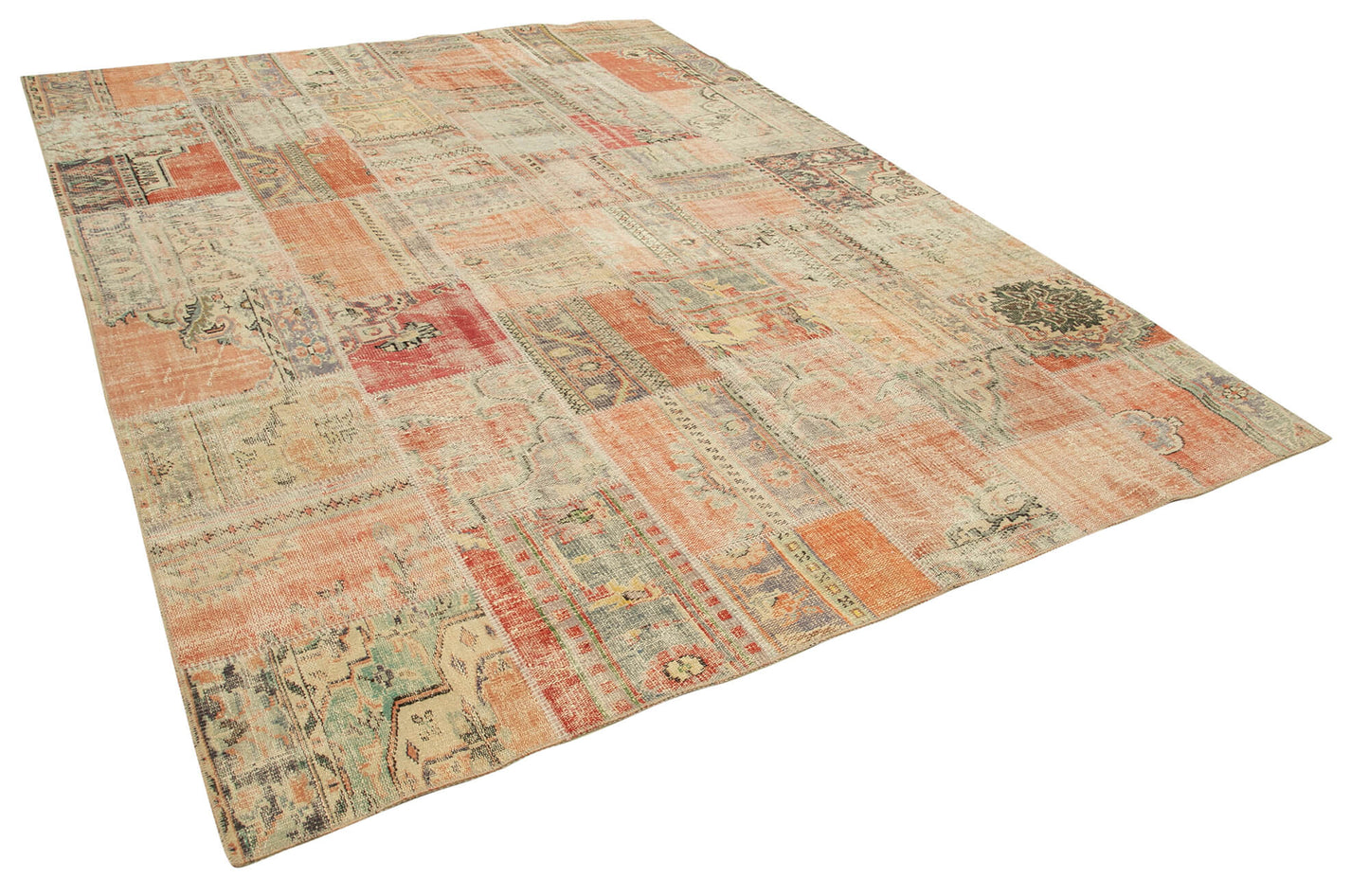 8x12 Multicolor Patchwork Rug- 28891
