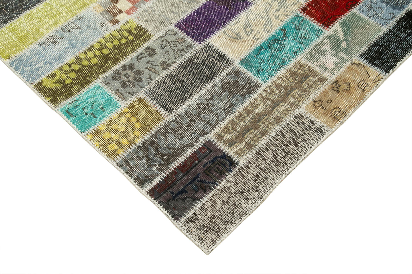 8x12 Multicolor Patchwork Rug- 28897