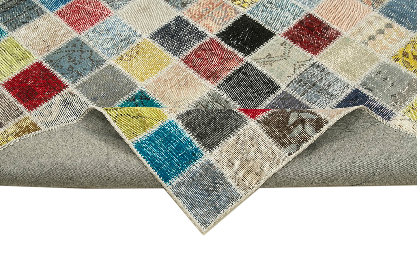 8x11 Multicolor Patchwork Rug- 28926